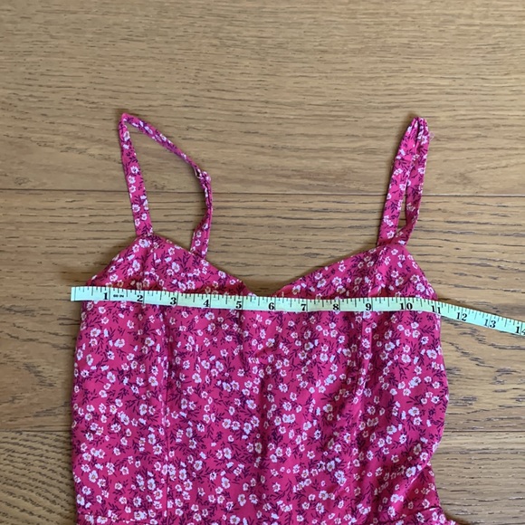Pink old navy floral cami dress - Picture 4 of 5